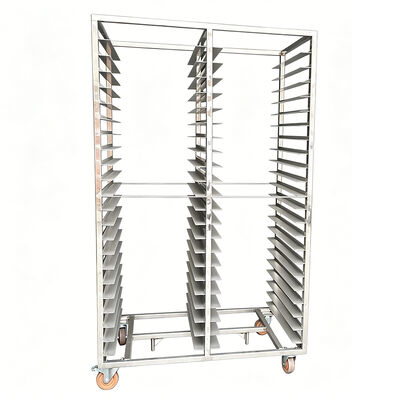 Un buon prezzo. Acciaio inossidabile pesante commerciale sus 304 sus 316 chiuso raffreddamento rotolo forno da forno carrello scaffale carrello portabicchieri alimentari 600x400 in linea
