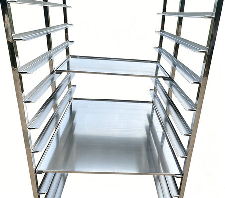 Un buon prezzo. industrial steaming Heavy Duty Oven Cake Bakery 800x600mm 32 15 tier 60x40 16 tray Stainless Steel 304 trolley bun pan rack in linea