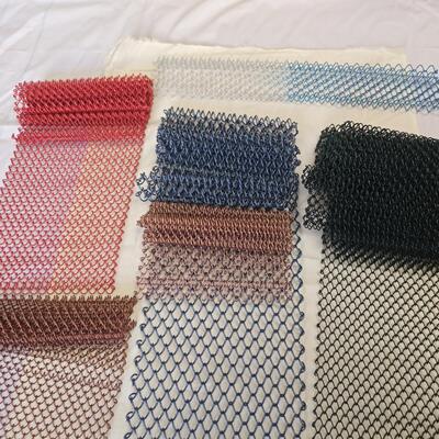 Divisorio per tende decorative in rete metallica con collegamento a catena in alluminio flessibile per hall dell'hotel
