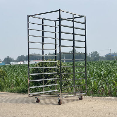 qualità Carrello per vassoio di raffreddamento per esposizione di prodotti da forno in acciaio inossidabile 304 per cucina commerciale Fabbrica