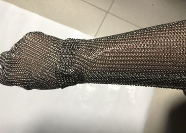 Un buon prezzo. guanti estesi della maglia dell'acciaio inossidabile della posta a catena del polsino di 19cm per macellare in linea