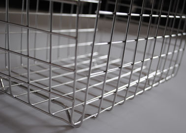 Un buon prezzo. Metallo accatastabile del commestibile dei cesti metallici di disinfezione del filtro della rete metallica in linea