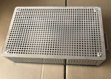 Un buon prezzo. Cesto metallico perforato del metallo dell'autoclave dell'acciaio inossidabile per la sterilizzazione medica in linea