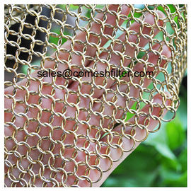 Rete metallica decorativa dell'anello 12mm dell'acciaio inossidabile