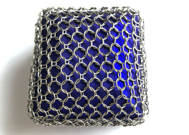 Un buon prezzo. Rete metallica protettiva saldata dell'anello 7mm ss in linea