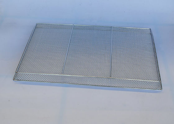316 acciai inossidabili 24 x 16 cavo Mesh Tray For Drying Seafood