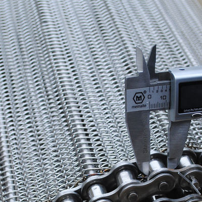 Un buon prezzo. Cavo a spirale Mesh Balance Weave Conveyor Belt del congelatore di acciaio inossidabile del composto per l'essiccatore del forno della fornace in linea