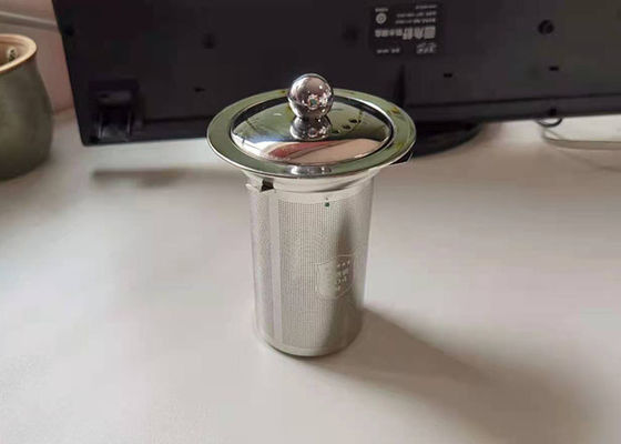 Un buon prezzo. Tè elettrolitico Infuser dell'a fogli staccabili di acciaio inossidabile di 304 4.5cm con il coperchio in linea