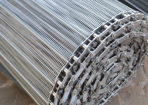 Cavo a spirale Mesh Conveyor Belt For Metal Mesh Dryer