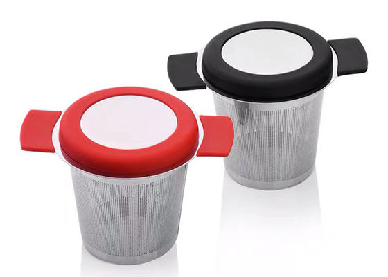 Il silicone Sus430 tratta il tè fine extra Infuser di 100x65mm