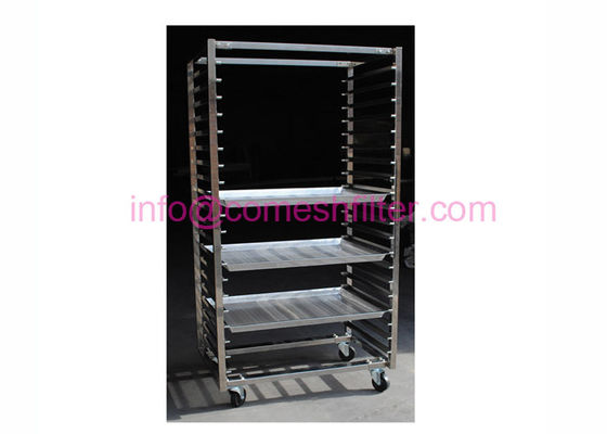 Un buon prezzo. 20tier 600x800mm Mesh Tray Stainless Steel Rack Trolley asciugantesi in linea