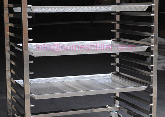 Un buon prezzo. forno Tray Rack Trolley With Wheels di 20layer Ss316 in linea