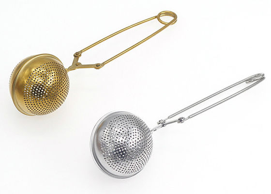 cavo Mesh Filter di Infuser della palla di tè di acciaio inossidabile di 100x65mm FDA 304