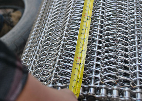Larghezza di Mesh Belt 4m di spirale di acciaio inossidabile del commestibile 304