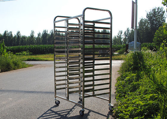 Carrello del forno Ss304 degli alimenti a rapida preparazione 0.7mm con i vassoi