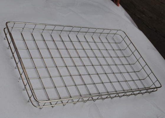 cavo Mesh Tray Silver Polished di acciaio inossidabile di 2.0mm