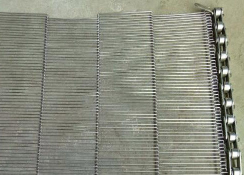 Cinghia piana di Flex Chocolate Chain Mesh Conveyor non tossica