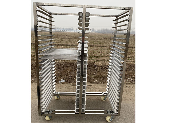 Un buon prezzo. 304 su ordine acciaio inossidabile Tray Rack Trolley Kitchen Cooling in linea