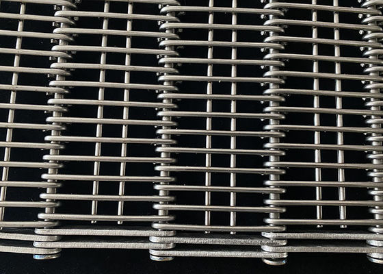 2.0mm 304 inossidabili Mesh Conveyor Belt Eye Link d'acciaio